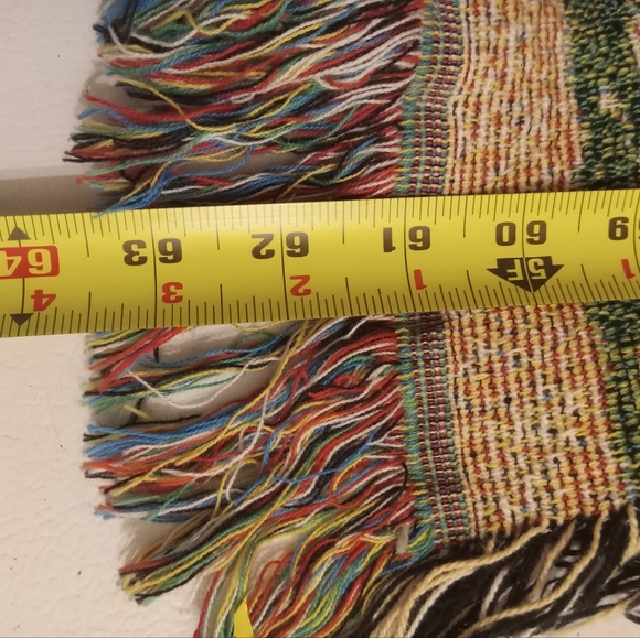 Manual Weavers  Susan WInget Holiday Birds Afghan Blanket Throw Tapestry 57x63 - Picture 9 of 11